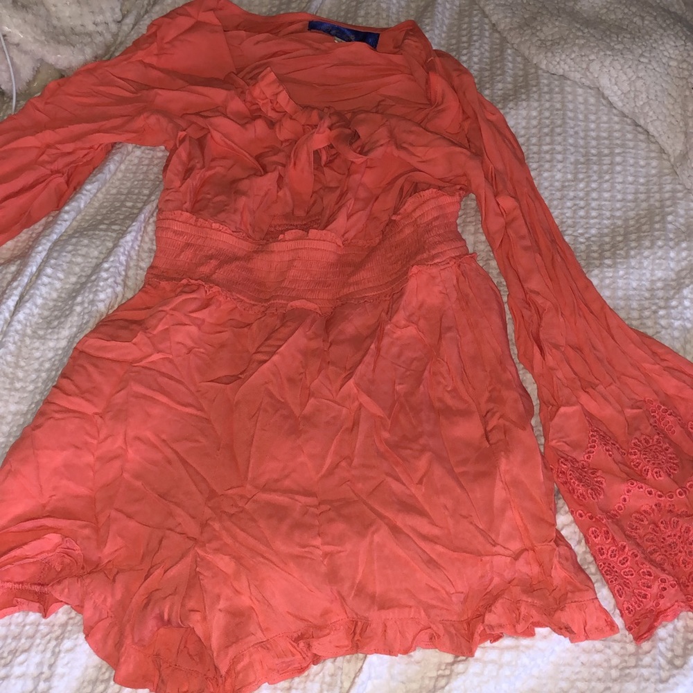 Coral/Pink Romper